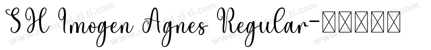 SH Imogen Agnes Regular字体转换